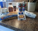 A picture of step 1 of Spanish Noodles.