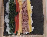 Foto langkah ke 3 dari resep Kimbab / gimbab Korea.