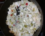 A picture of step 2 of Sautéed Sausage and Potatoes w/cheese.