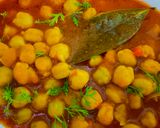 A picture of step 5 of Chole Bhature.