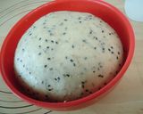 A picture of step 1 of Sesame-Packed Rolls.