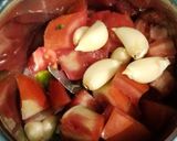 A picture of step 2 of Tomato Cilantro Chutney.