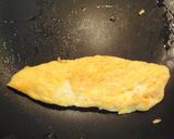 A picture of step 2 of Thick Tamagoyaki with Just 1 Egg.