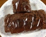 A picture of step 6 of Moist Chocolate Cake Made with Yogurt and Pancake Mix.