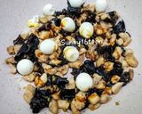 Gambar langkah 5 resipi Nasi Tim Ayam Telur Puyuh.