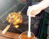 A picture of step 7 of Spit Roasted chicken.