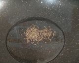 A picture of step 1 of Sev Tamatar Sabji.