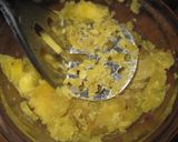 A picture of step 4 of Sweet Potato Croquettes with Cheese and Bacon.