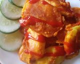 A picture of step 4 of Viazi karai.