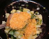 A picture of step 7 of Spring Onion Poriyal/Spring Onion Stir Fry.