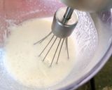 Hình bước làm 2 của món Trà đào sốt phô mai