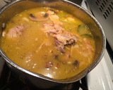 A picture of step 2 of Leftover Hen In Cream Soup With Asparagus And Capers.