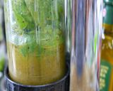A picture of step 3 of Easy Wanut Basil Pesto.