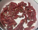 A picture of step 2 of Creamy paprika steak & noodles.