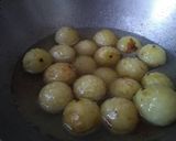 A picture of step 1 of Amla murabba.