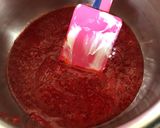 A picture of step 2 of No-Bake Chocolate and Strawberry Cheesecake.