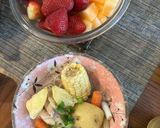 Hình bước làm 3 của món Lẩu bò, gà, tôm rau củ quả