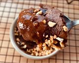 Foto del passaggio 4 della ricetta Tortino di Cioccolato con cuore Fondente Fit in Airfryer