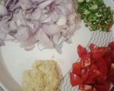 A picture of step 1 of Beef Kofta pulao.