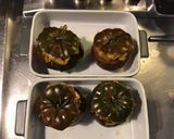 Une image de l'étape 11 de Tomates noires farcies poireaux et leurs gambas sauvages.