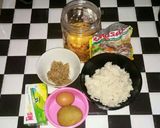 Foto langkah ke 1 dari resep Meatball Rice & Cheese Simple.