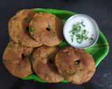 A picture of step 6 of Bajara vada (pearl millet vada).