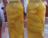 Hình bước làm 3 của món Đào ngâm và trà đào