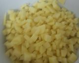 Foto del paso 1 de la receta: Tortilla de patata con pechuga de pavo y queso