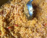 A picture of step 3 of Jallop rice.