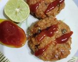 A picture of step 5 of Poha cutlet.