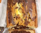 Foto langkah ke 5 dari resep Eggless Zebra Cake (non keto).