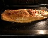 Foto del paso 2 de la receta: Salmón al queso azul con espárragos salteados