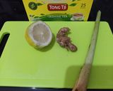 Foto langkah ke 1 dari resep Es Teh Lemon Serai Jahe.