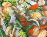 Foto langkah ke 10 dari resep Sapo Tahu Udang.