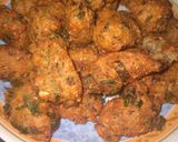 चवले के पकौड़े (chawal ke pakode recipe in Hindi) रेसिपी चरण 5 फोटो