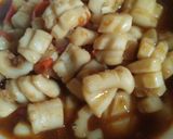 Foto langkah ke 4 dari resep Cumi Saos Tiram Tomat.