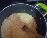 A picture of step 2 of Making sticky rice to regular (non sticky rice).