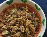 A picture of step 6 of Japanese Leek & Ground Pork Soboro.