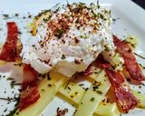 Foto del paso 3 de la receta: HUEVOS 🐣POCHÉ A mis hierbas...! 🌿