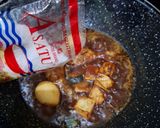 Foto langkah ke 4 dari resep Semur Betawi Ayam Tahu Telur.
