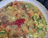 Édesburgonyás cukkinis ragu szejtán Chorizoval (vegán) recept fázis 5 fotója
