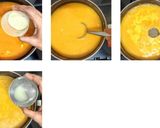 A picture of step 5 of Carrot Pumpkin and Almond Soup.