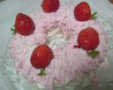 A picture of step 11 of Hina Matsuri Cake Strawberry Angel Chiffon Cake.