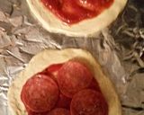 A picture of step 3 of Tinklee's Waffle Stuffed Pizza.