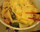 A picture of step 5 of Shrimp Cream Pasta with Fresh Pasta.