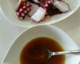 A picture of step 2 of Octopus, Cucumber and Wakame Seaweed Vinegar Marinade.