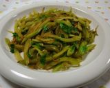 A picture of step 5 of Refrigerator Staple - Simple Celery Stir Fry.