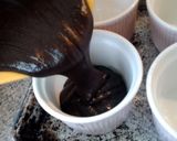 A picture of step 6 of Ladybirds Choc Molten Lava Cake ..