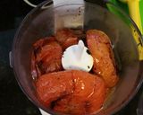 A picture of step 3 of Roasted Tomato and Garlic sauce.
