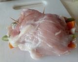 Foto del paso 2 de la receta: Carne de cerdo al horno con chorizo Santarrosano y verduras